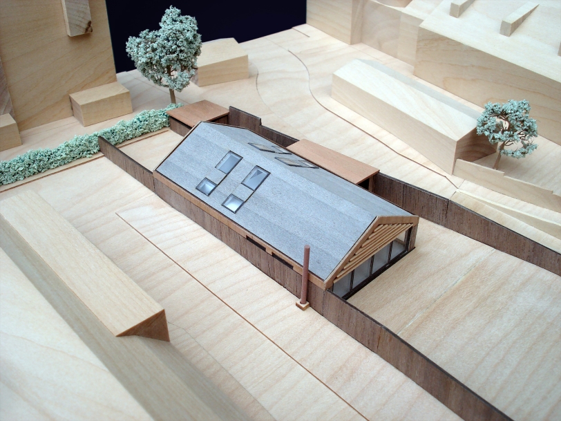 Architectural Model Trumans Yard Oulton Broad Residential Scheme