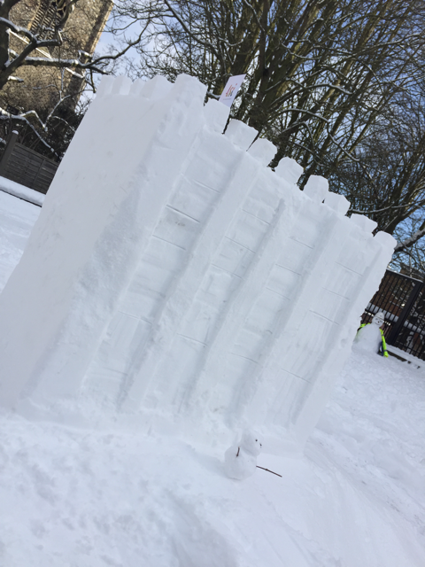 LSI Architects Norwich Castle Snow Model
