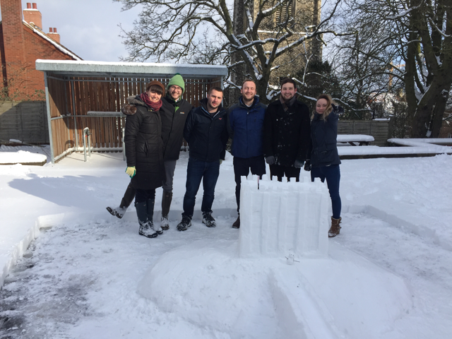 LSI Architects Norwich Castle Snow Model