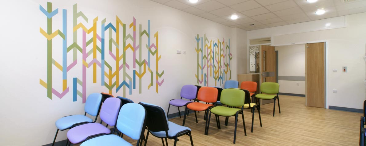 LSI Architects Addenbrooke's Hospital Paediatric Outpatients Ward Waiting Room