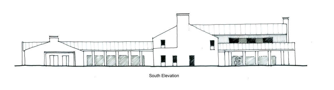 LSI Architects New Fair Havens Hospice Southend Proposals Sketch East Elevation
