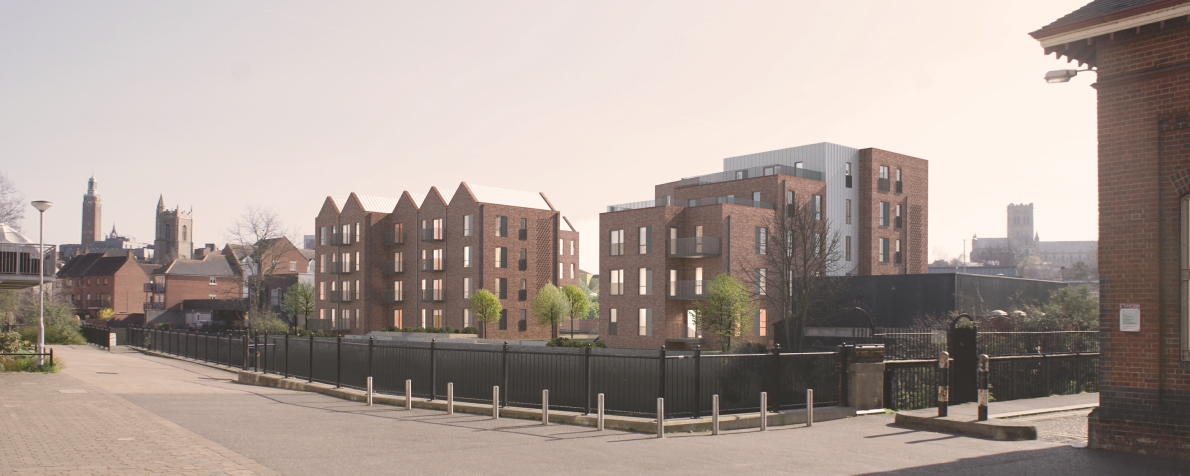 Westwick Street Development, Norwich, by LSI Architects