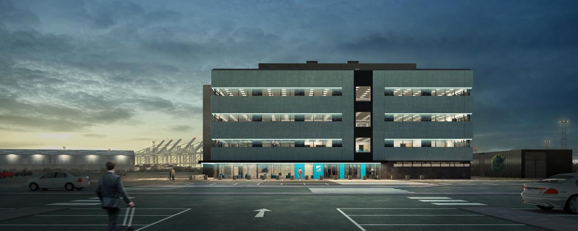 LSI-Architects-Hutchison-Ports-Visualisation-Night-View