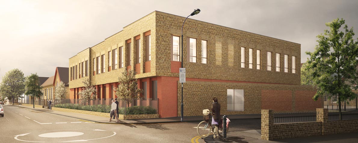 Proposed new building for Bridge AP Academy in Fulham