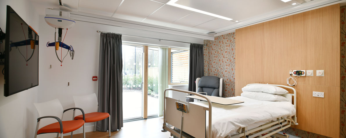 Patient Bedroom at New Fair Havens Hospice in Southend