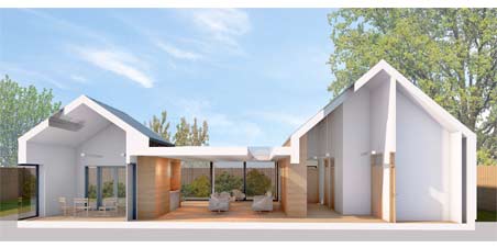 Visualisation of proposals for The Pear Tree Centre, Halesworth